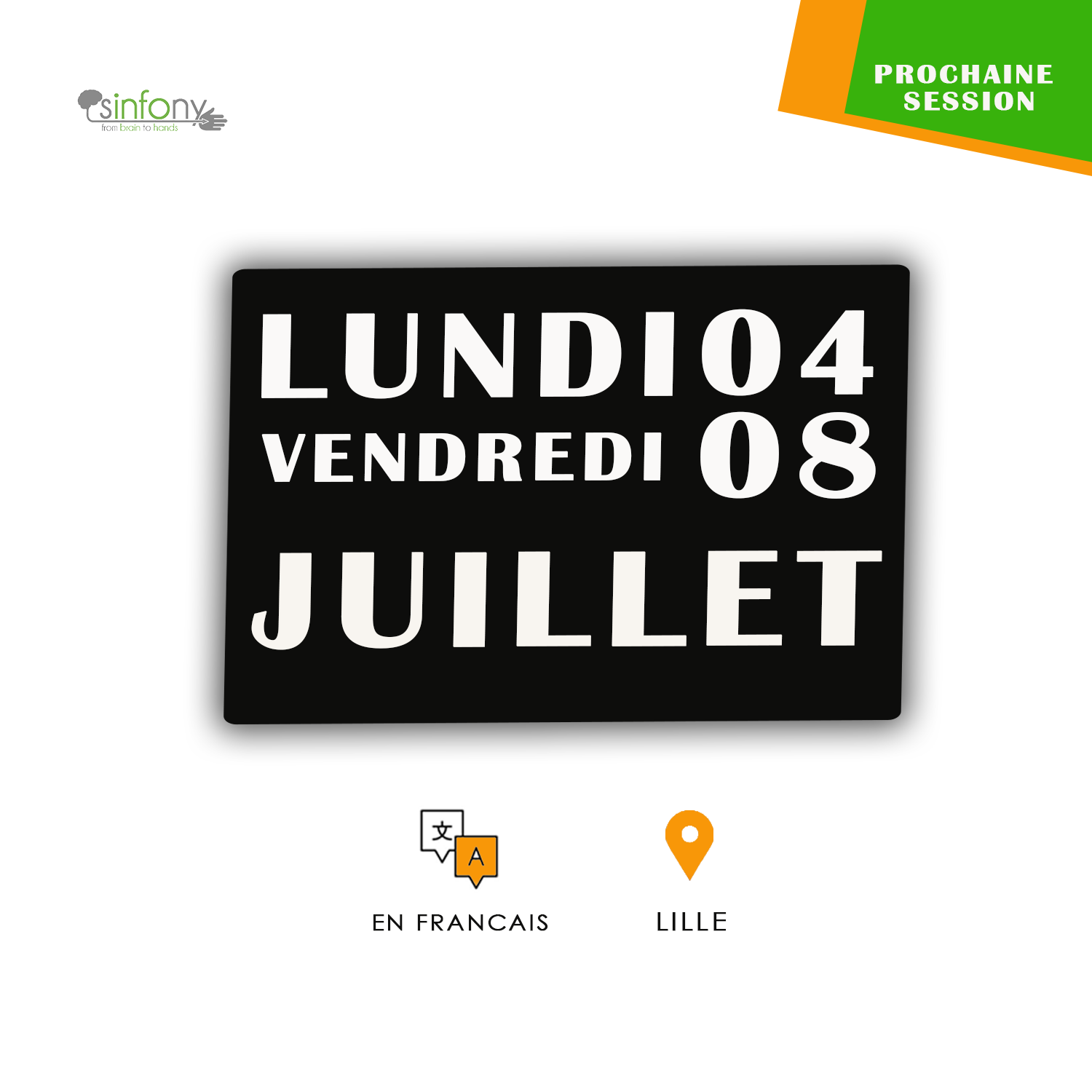 Prochaine session doc&training academy 4 au 8 juillet